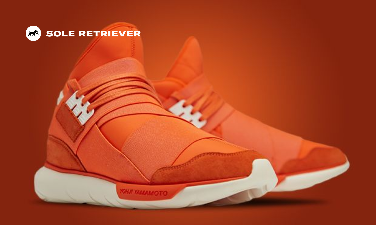 This adidas Y-3 Qasa High Comes In Orange