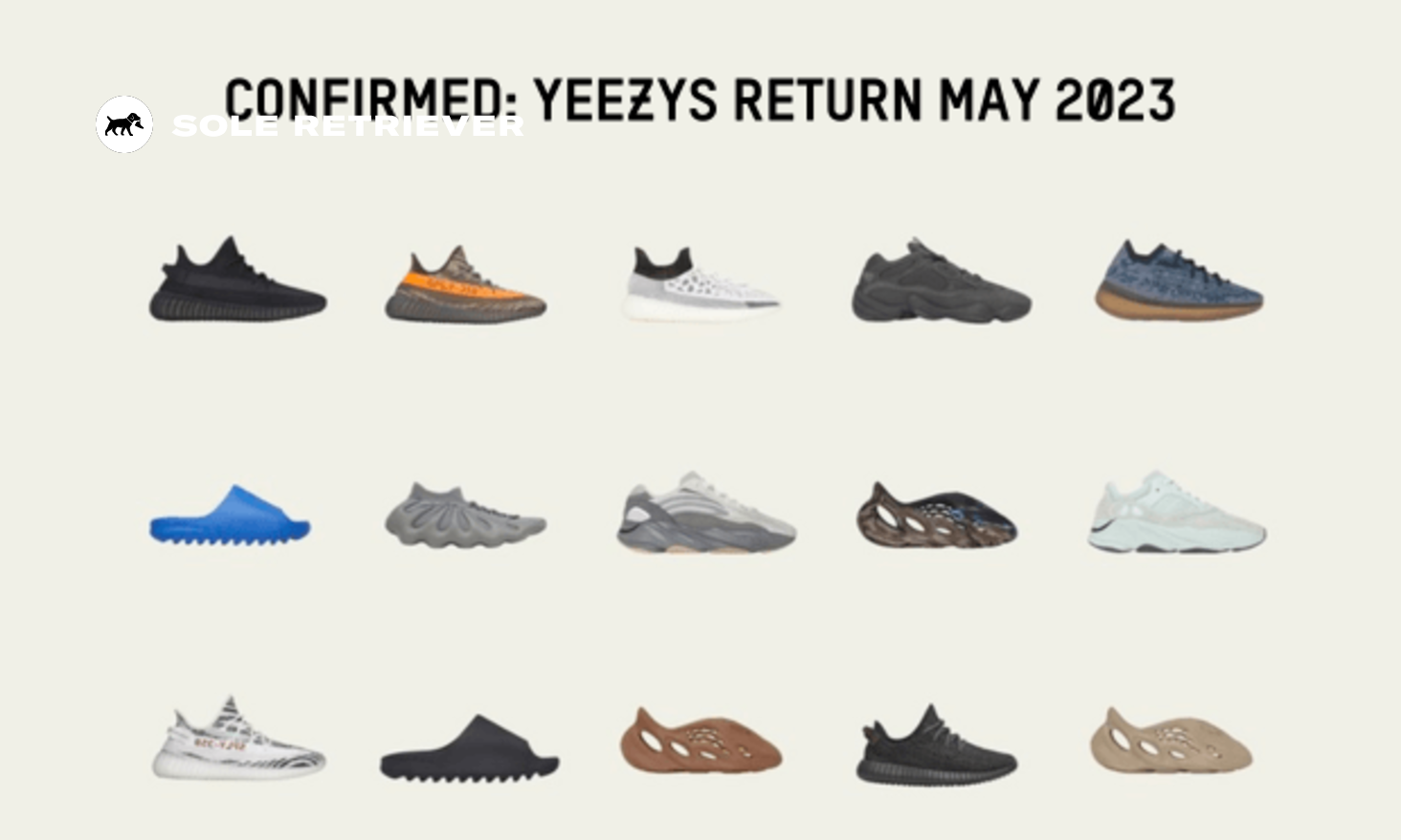 adidas Announces Yeezy Release Timeline and Charity Recipients
