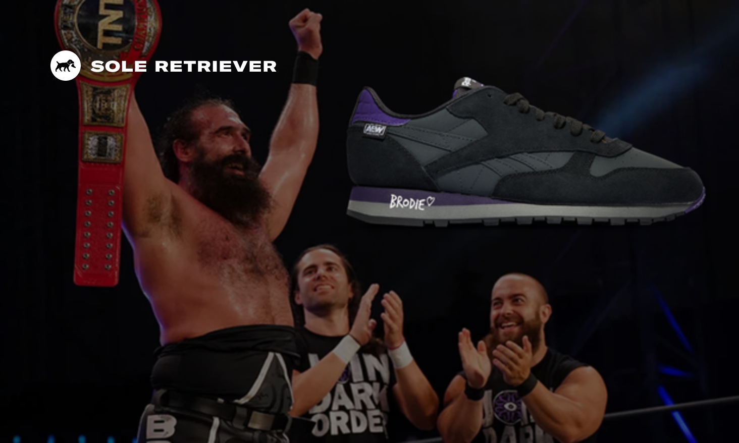 Reebok × AEW ☆ Classic Leather 'Brodie Lee' Reebok AEW Classic Leather Brodie | Champs Sports