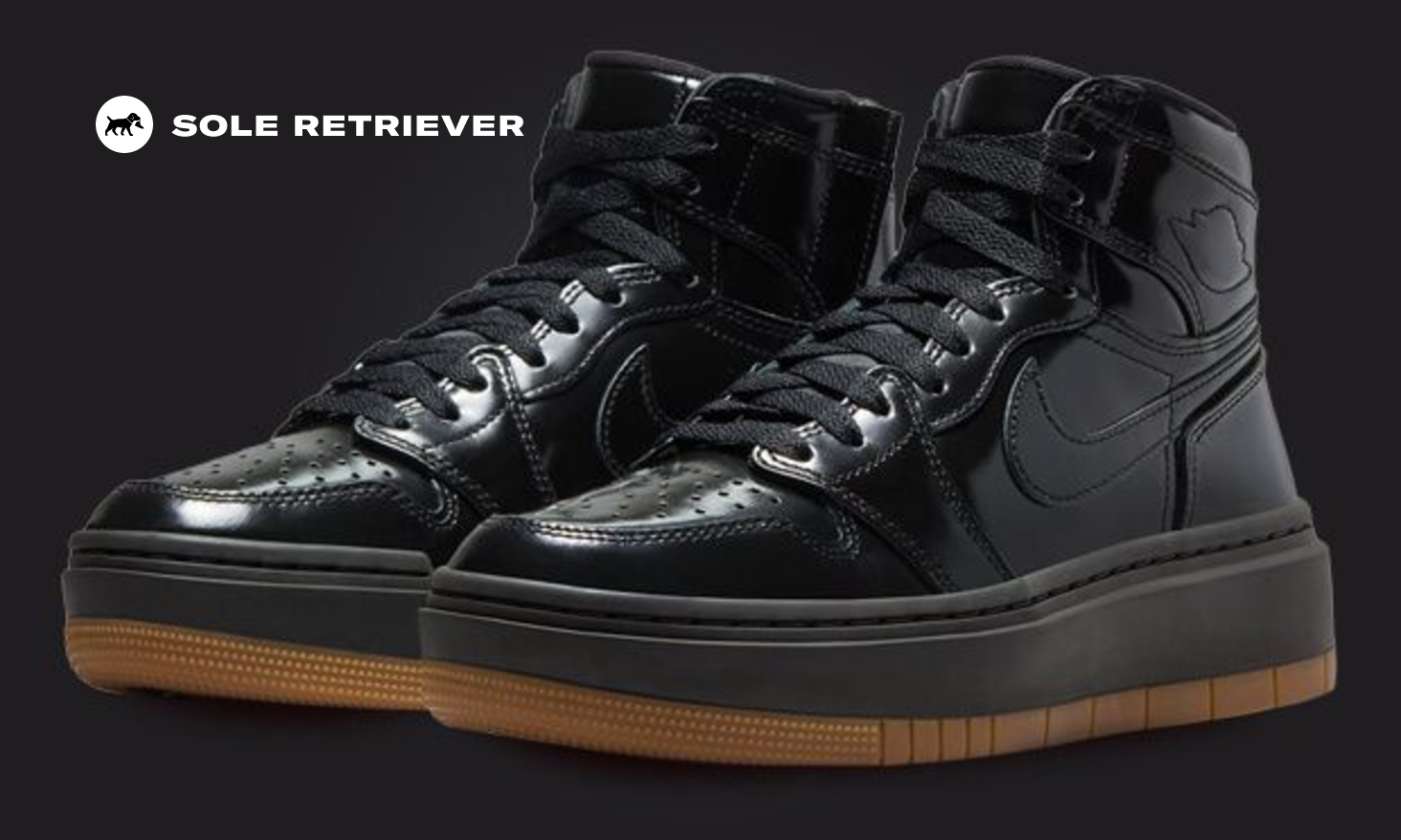 人気☆NIKE☆ (W) JORDAN 1 ELEVATE HIGH SE BLACK MEDIUM ASH Jordan Air Jordan 1 Elevate High Se Sneaker in Black, Black