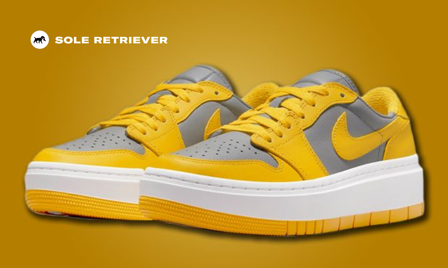 Air Jordan 1 Elevate Low Women's Size 8.5 Cement Grey Maize