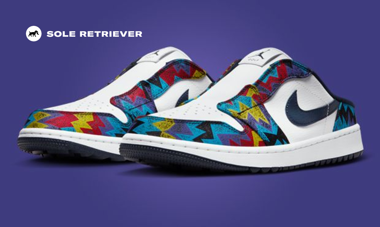 【新品未使用】Nike AirJordan 1 Mule Golf 27 Cm Jordan 1 Mule Golf White Midnight Navy Men's - FJ1214-103 - US