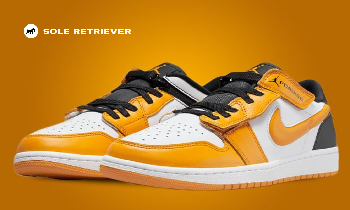 The Air Jordan 1 Low Flyease Goes Bright In Taxi
