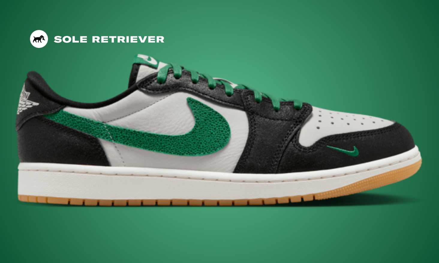 This Air Jordan 1 Low OG is Covered in Cracked Leather and