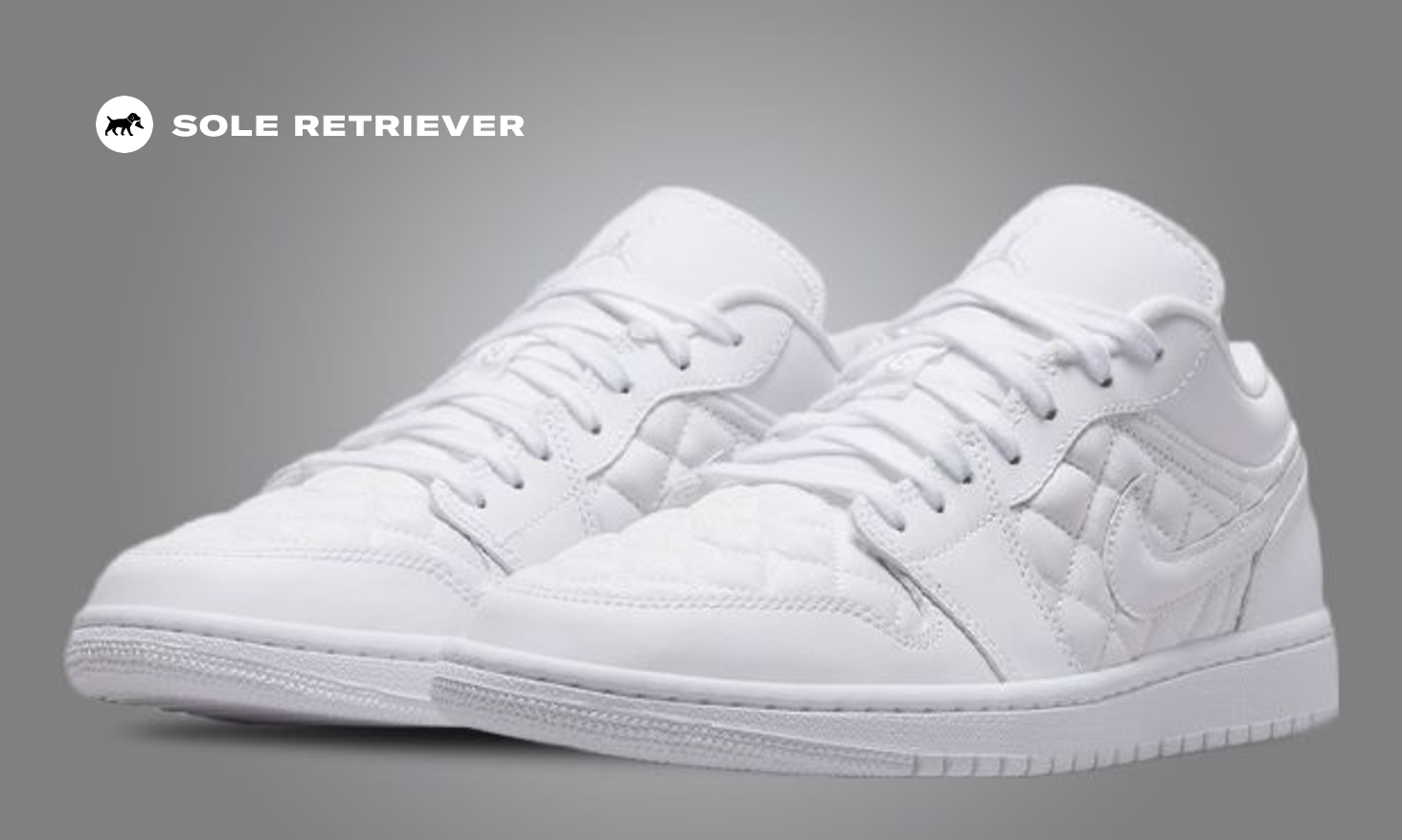 ナイキ 新発売 NIKE Air Jordan 1 Low Quilted “Triple White” 2022年 発売！ナイキ エア ジョーダン 1 ロー キルティング