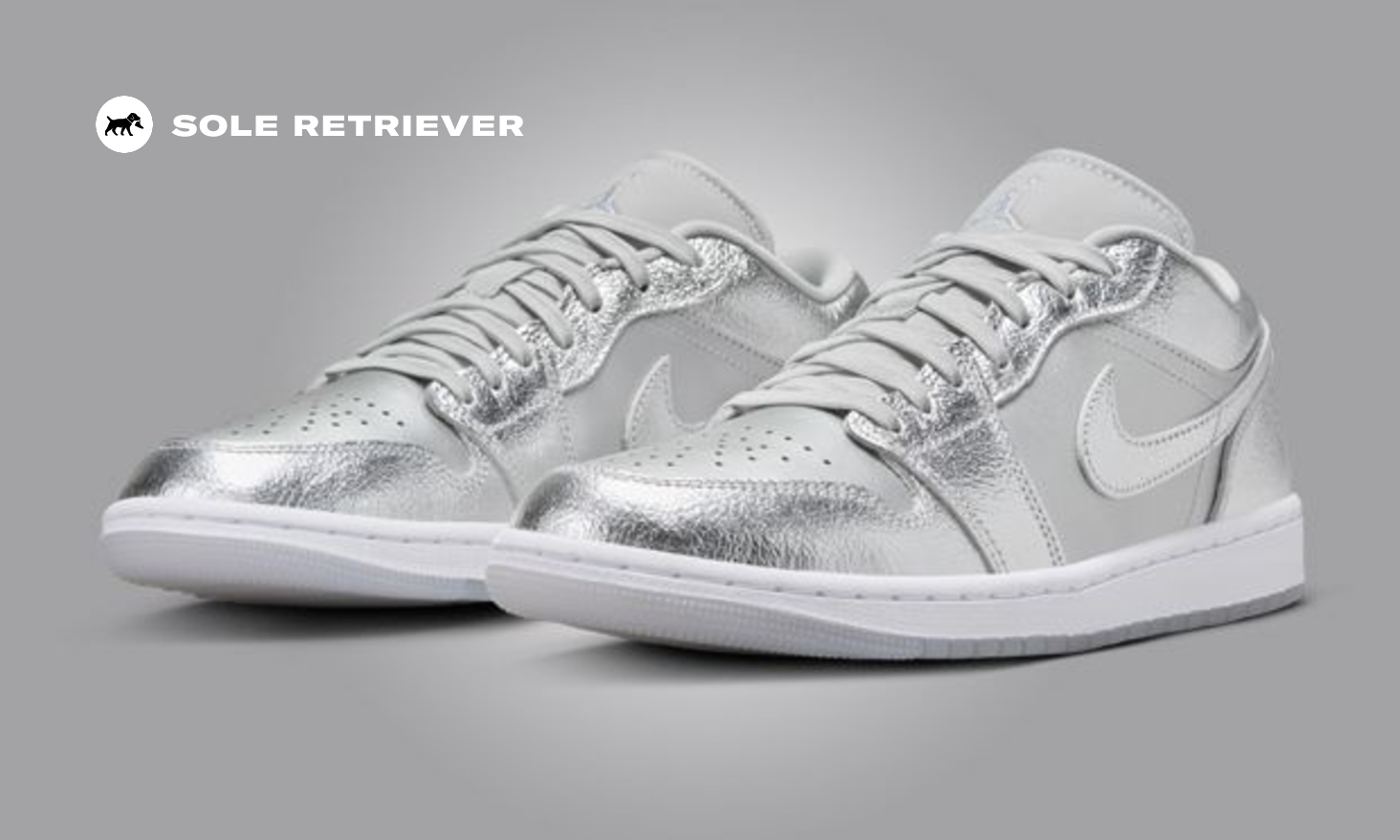 The Women's Air Jordan 1 Low SE Metallic Silver Releases
