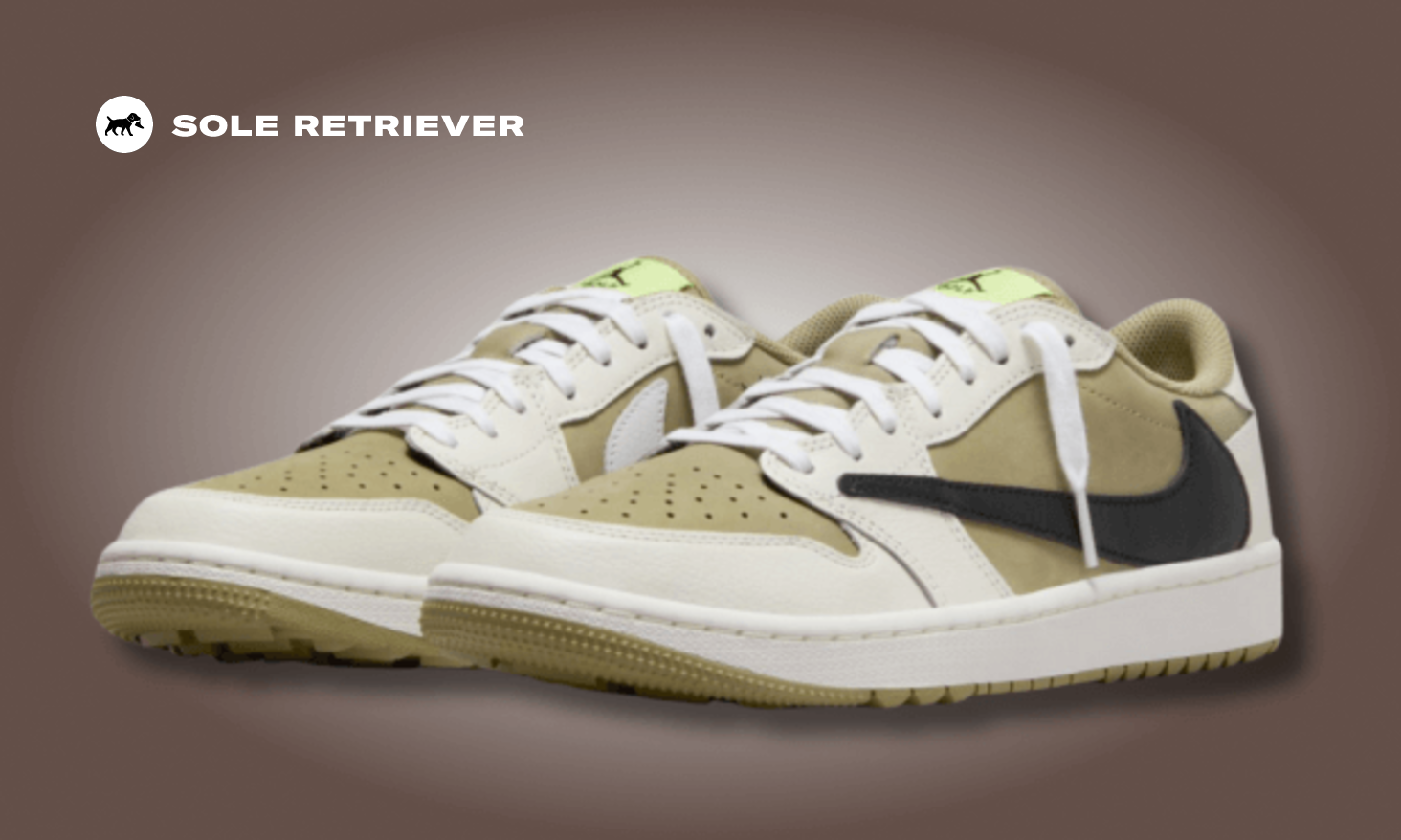 Travis Scott×Nike Air Jordan 1 Low Golf Travis Scott x Air Jordan 1 Low Golf Neutral Olive