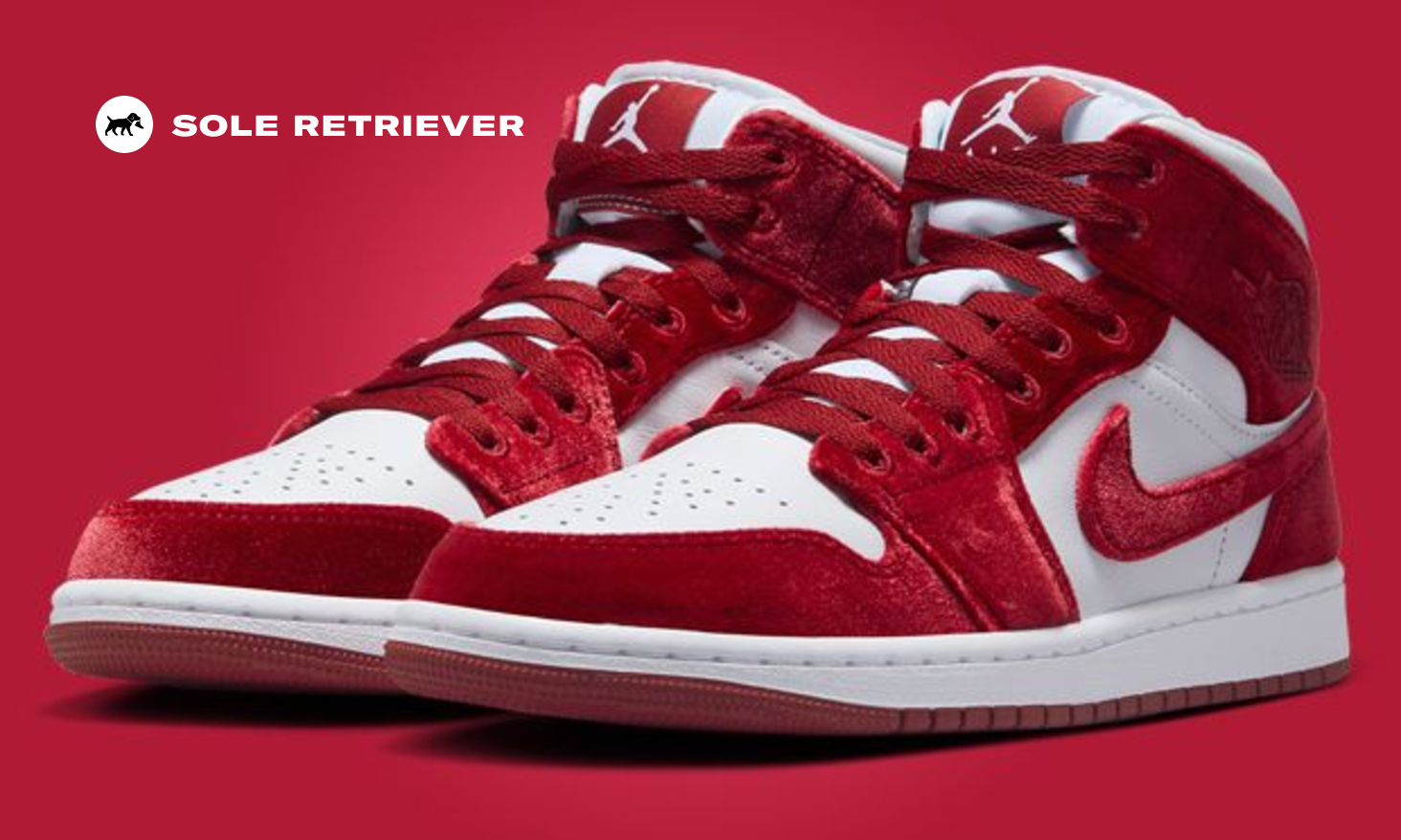 The Air Jordan 1 Mid Red Velvet Releases September 2024