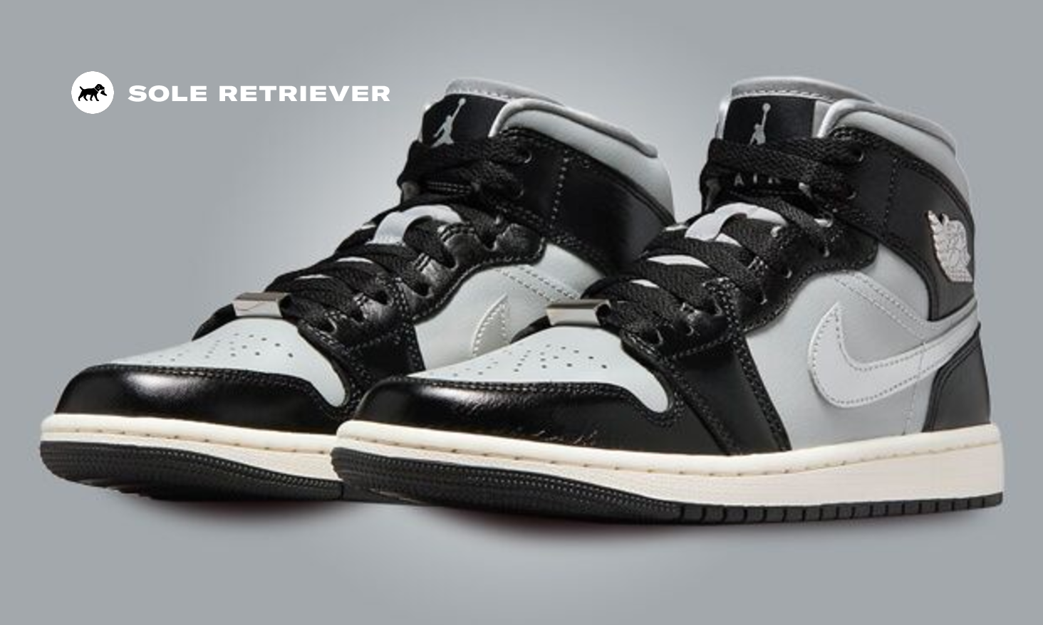 【新品Nike Air Jordan 1 Mid SE Black Chrome The Air Jordan 1 Mid SE Black Chrome Releases This October