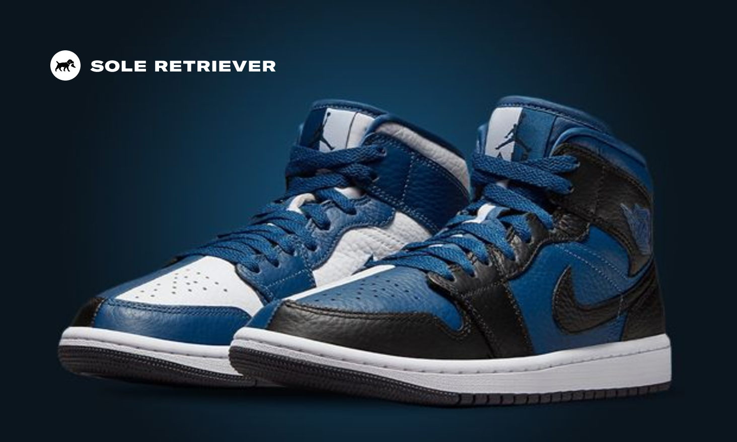 NIKE★WMNS AIR JORDAN 1 MID SE★FRENCH BLUE/BLACK/WHITE Another Split Air Jordan 1 Mid SE Appears In French Blue