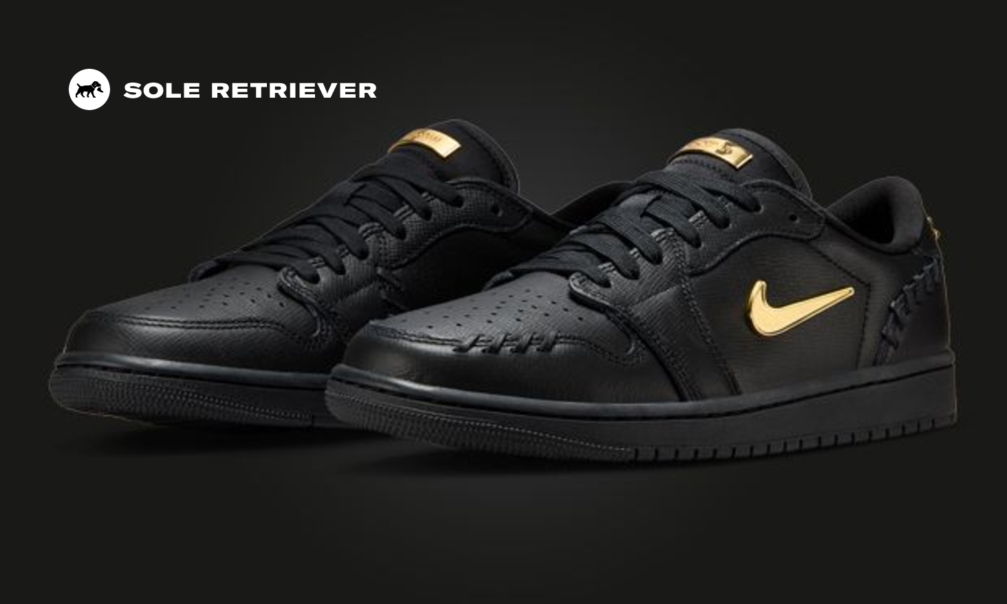 The Air Jordan 1 MM Low Black Metallic Gold Releases July 2024