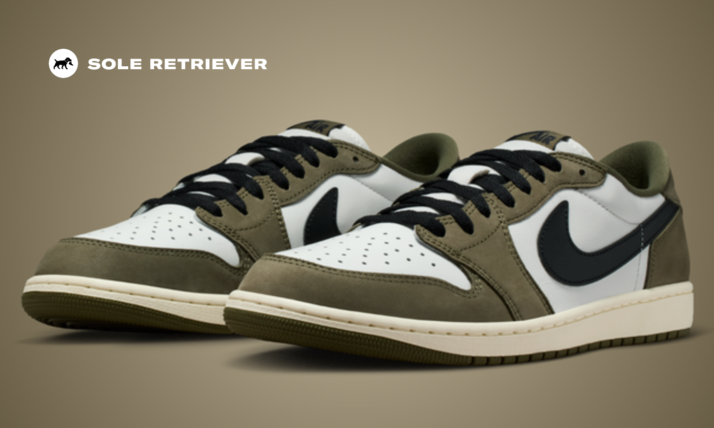 Jordan Reimagined the Air Jordan 1 Medium Olive as a Low for