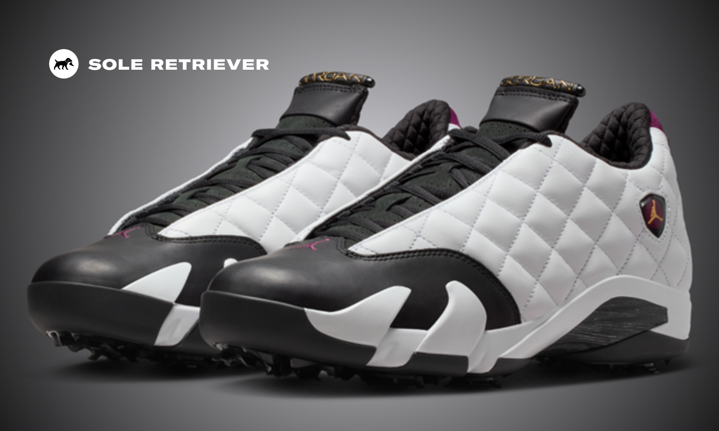 The Latest Golf Ready Air Jordan 14 is a Quilted Bordeaux Beauty