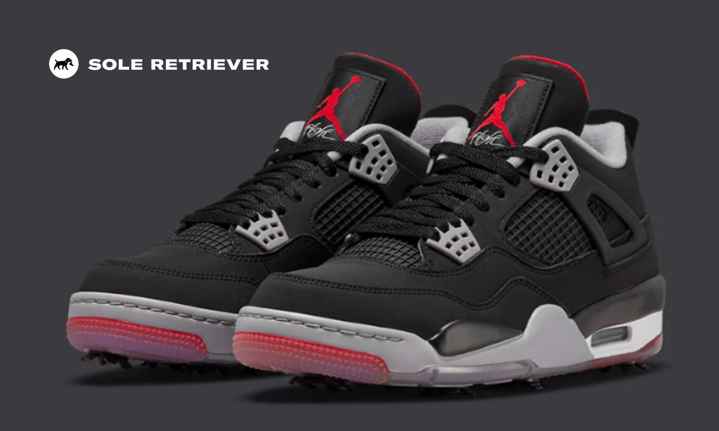 シューズ(男性用) NIKE AIR JORDAN 4 GOLF BRED 27cm Air Jordan 4 Golf 'Bred' CU9981-002