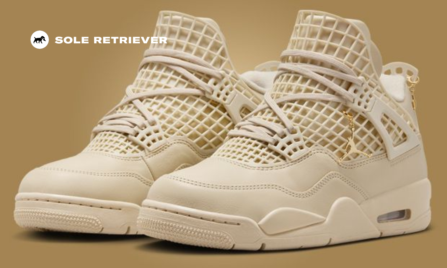 [NIKE] JORDAN COMPORT ERA (W)◆正規品◆RATTAN◆ The Women's Air Jordan 4 Retro NET Rattan is Available Now