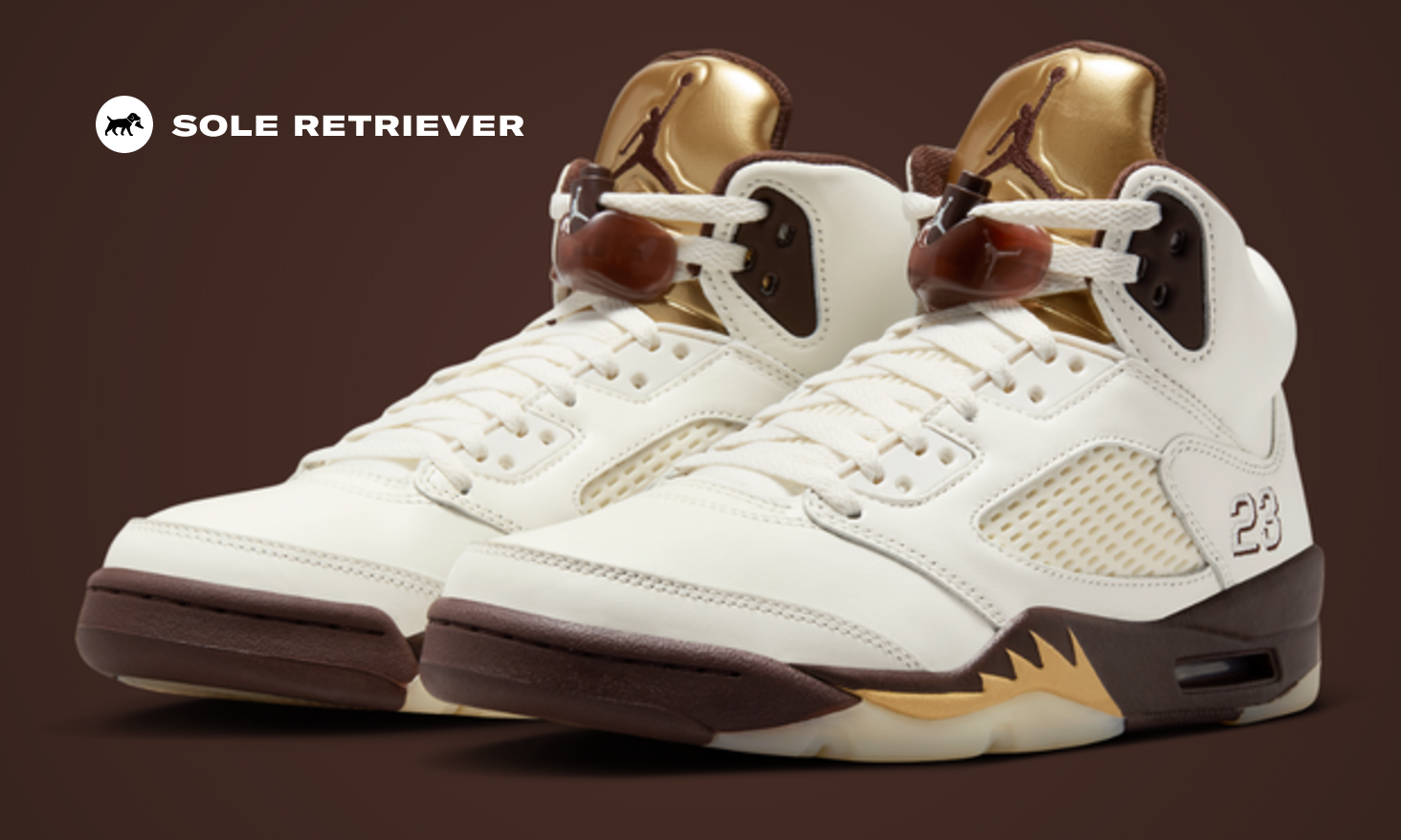 The Women's Air Jordan 5 Retro Golden Ticket Releases January 2025