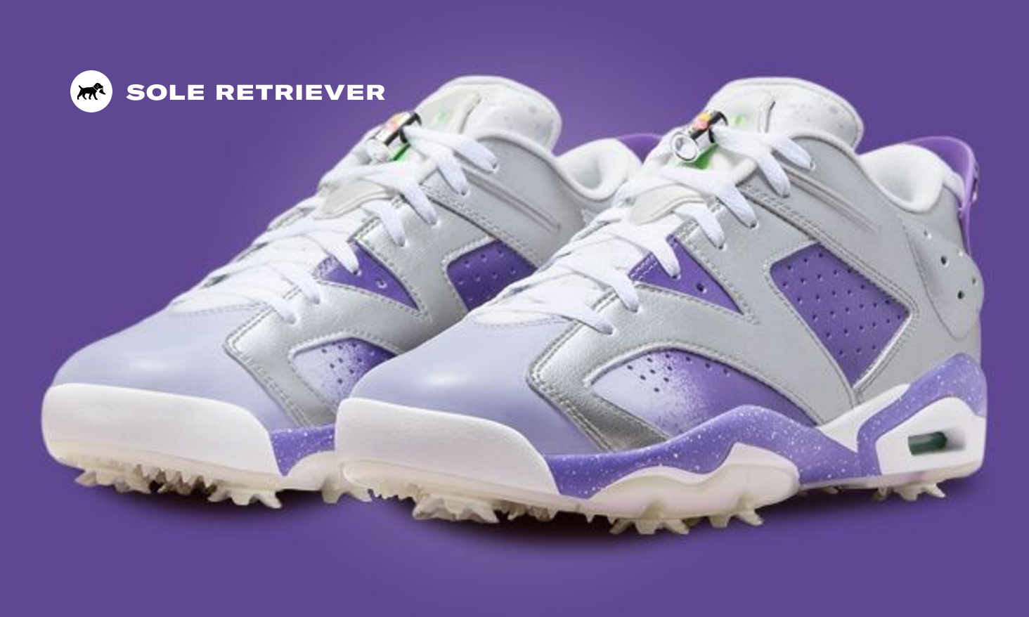 シューズ(男性用) Nike Air Jordan 6 Low Golf NRG US Open Nike Air Jordan Retro 6 G NRG Golf Shoes - Limited Edition