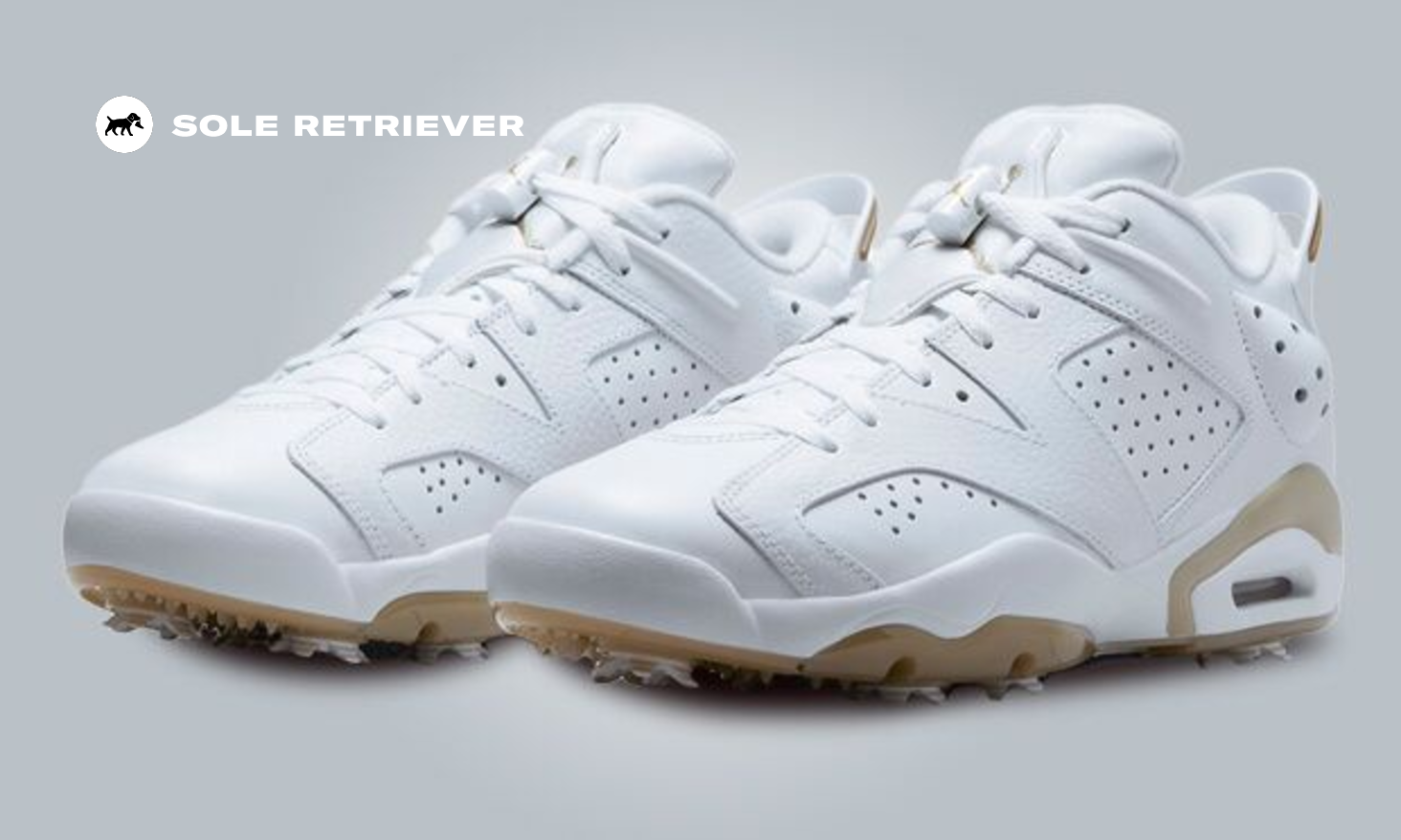 The Air Jordan 6 Retro Golf Comes in White Khaki
