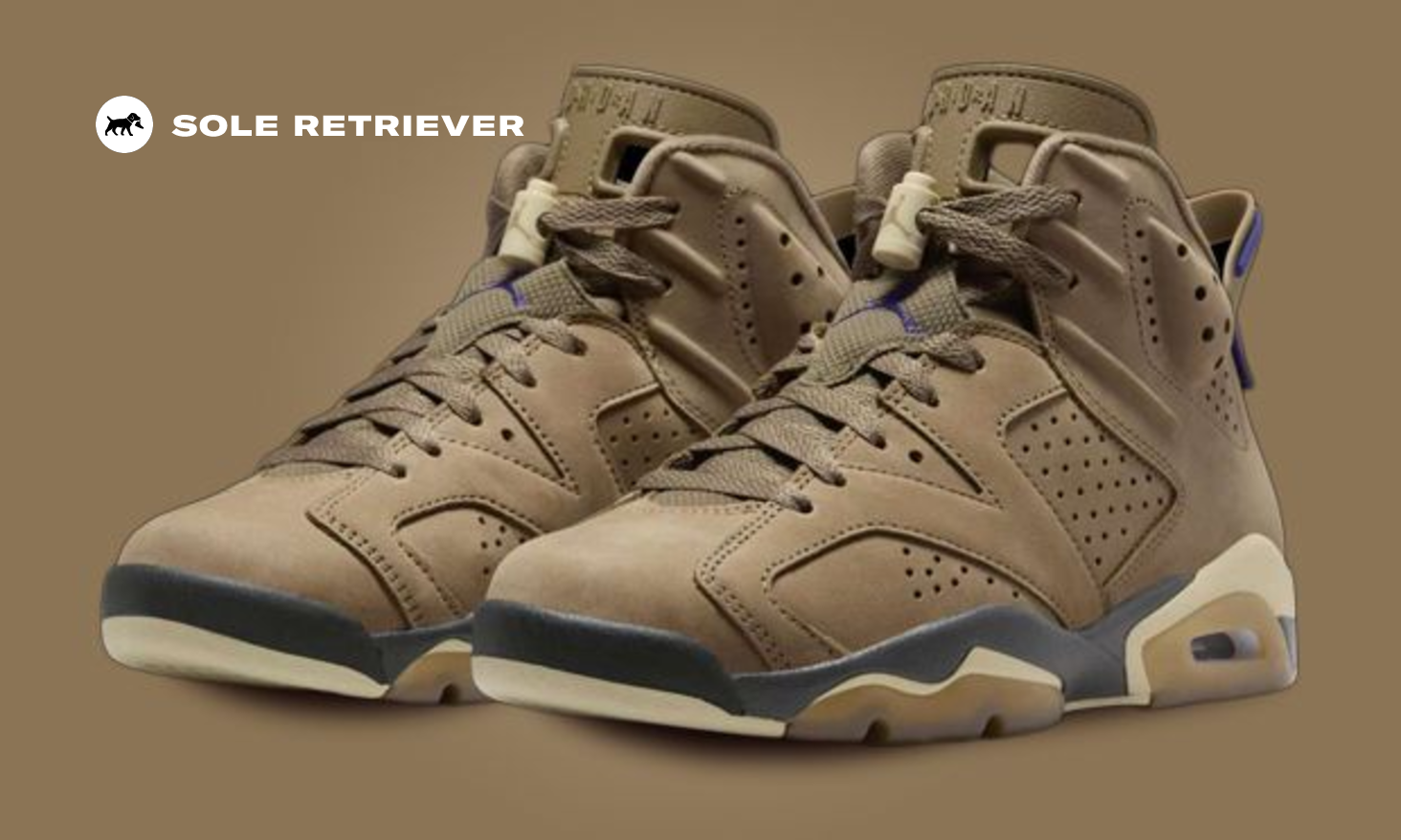 スニーカー Nike Air Jordan 6 Retro Gore-Tex Brown Kelp The Air Jordan 6 Retro GORE-TEX “Brown Kelp” is Coming Soon