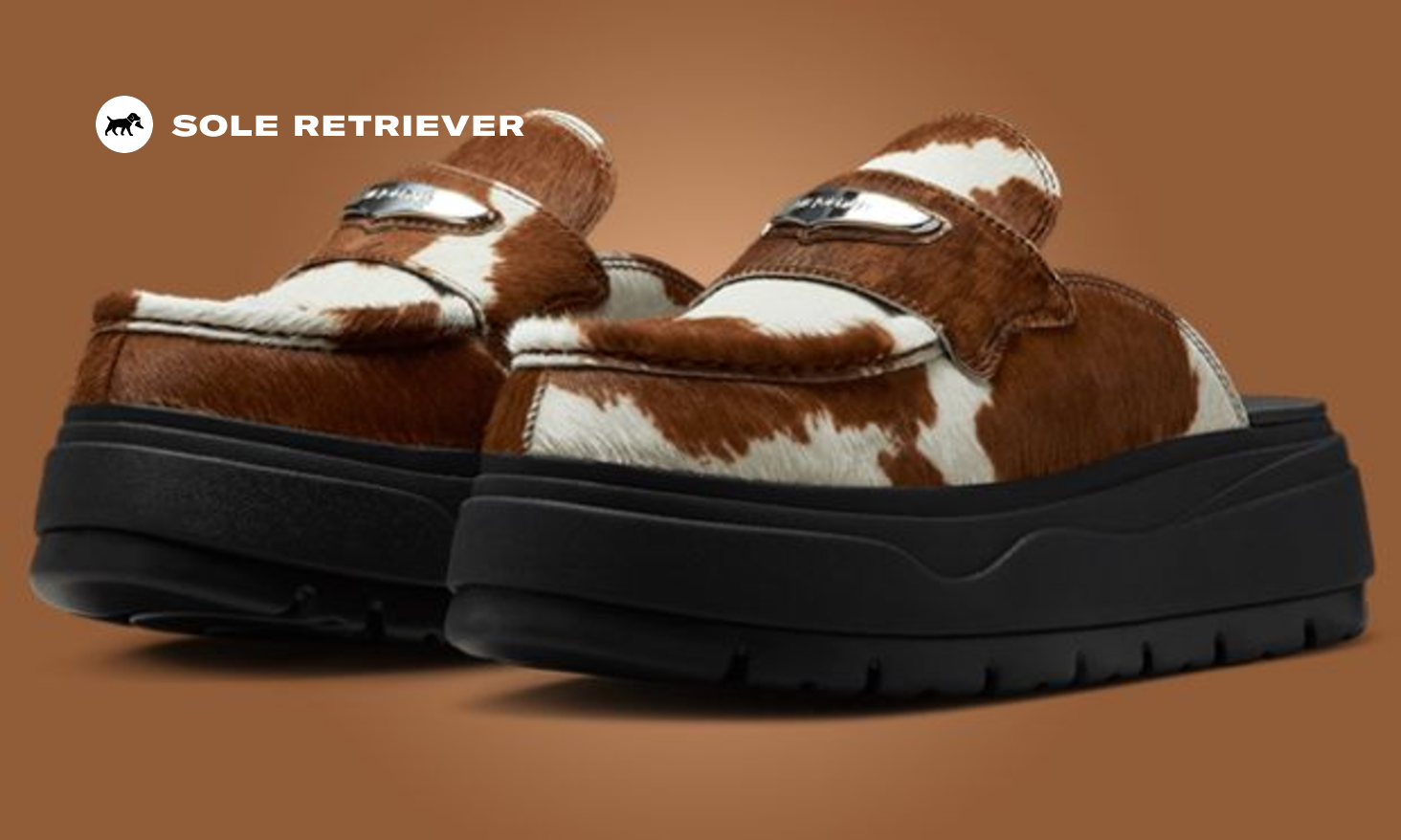 The Air Jordan Mule Cowprint Releases Fall 2025