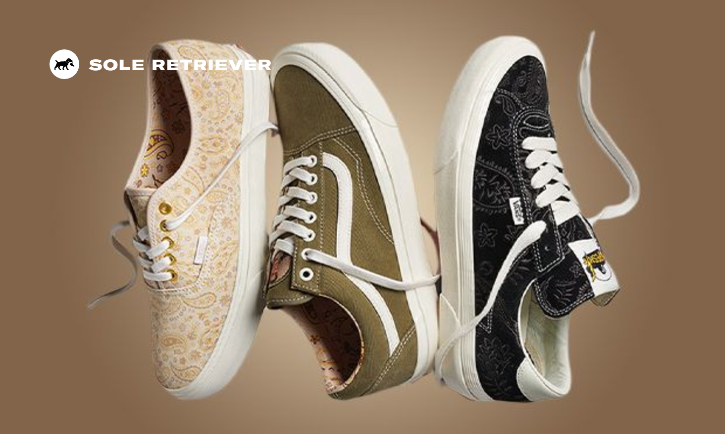 ★関税込★VANS X ANDERSON .PAAK AUTHENTIC★ペイズリー柄★ Size 8.0 - Vans X Anderson Paak Authentic Shoes 'Sand