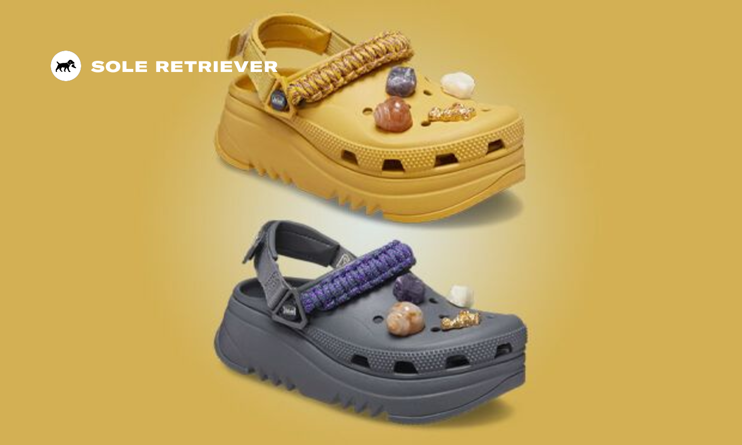 【新品未使用】crocs Aries X Crocs Hiker Xscape ARIES X Crocs Hiker XSCAPE Clog Men's Size 11 Gray Purple