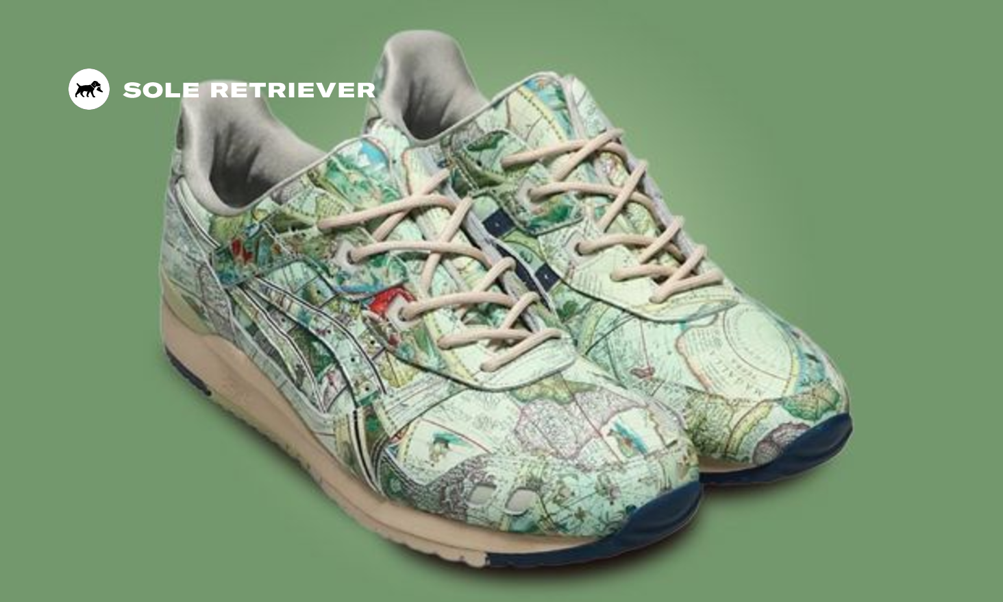 靴 ATMOS ASICS GEL LYTE 3 WORLD MAP atmos-asics-gel-lyte-iii-aged-