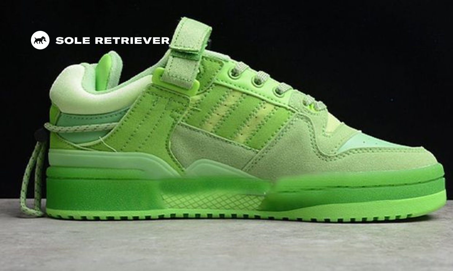 This Bad Bunny x adidas Forum Buckle Low Appears In Green