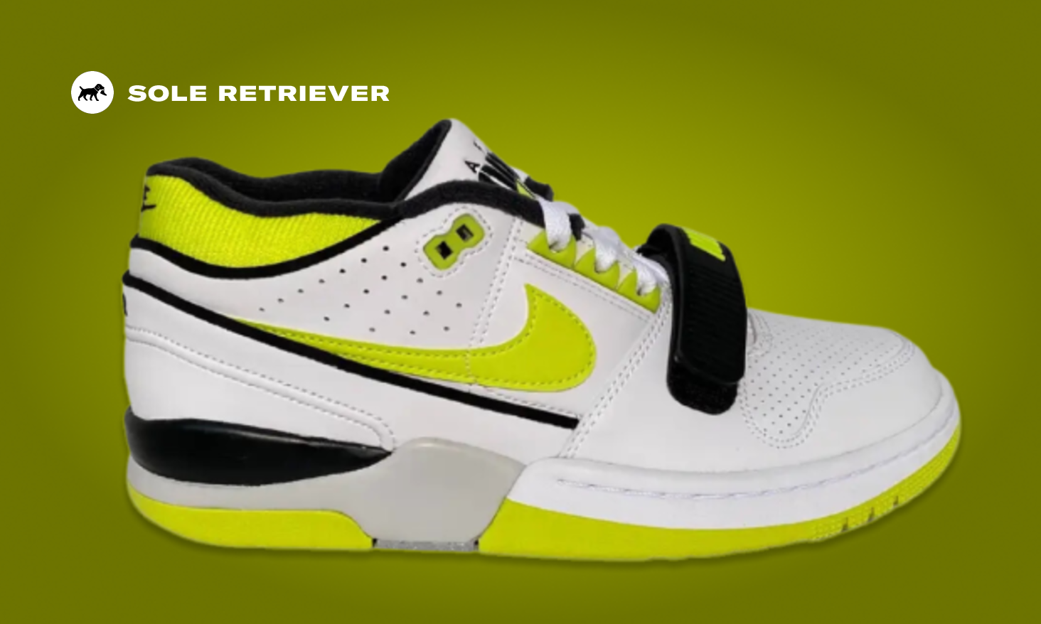 The Billie Eilish x Nike Air Alpha Force 88 Venom Green