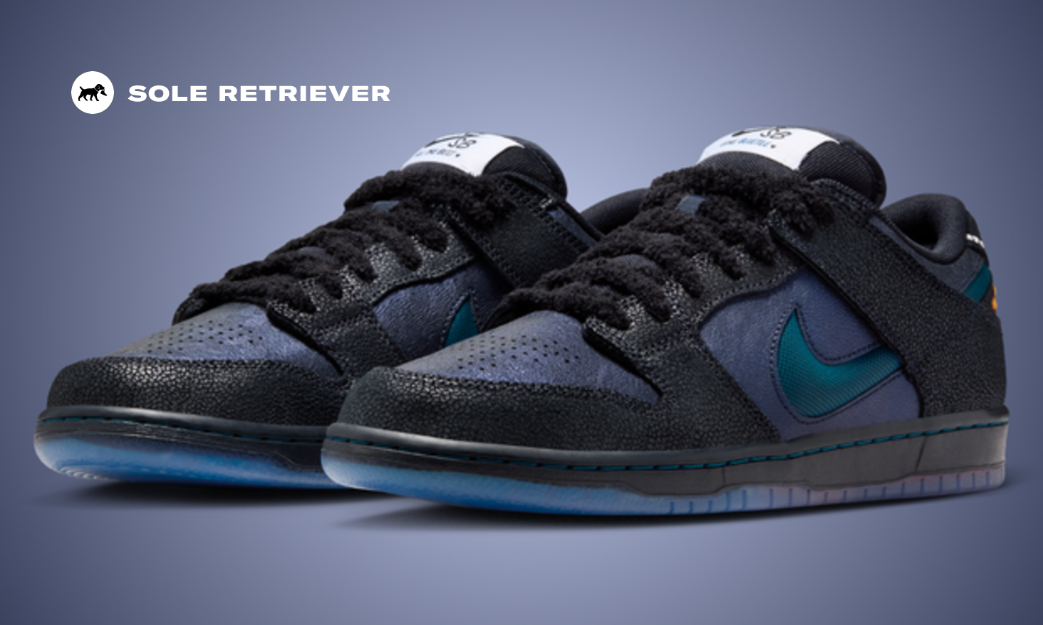 New Images of the Bluetile Skate Shop x Nike SB Dunk Show Mosaic