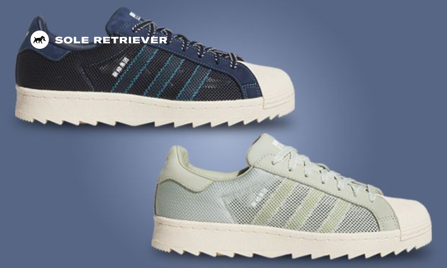 The CLOT x adidas Superstar Breathe Night Indigo Releases
