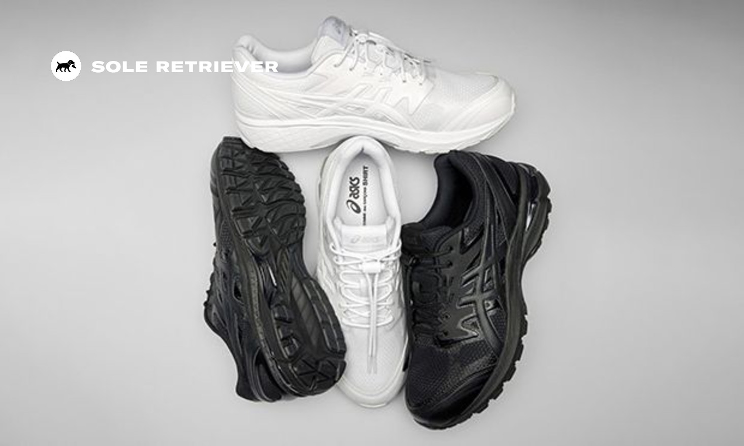 コラボ【COMME des GARCONS×Asics 】Gel-Terrain sneaker Black Comme Des Garçons Shirt x ASICS Gel-Terrain Sneakers | Black