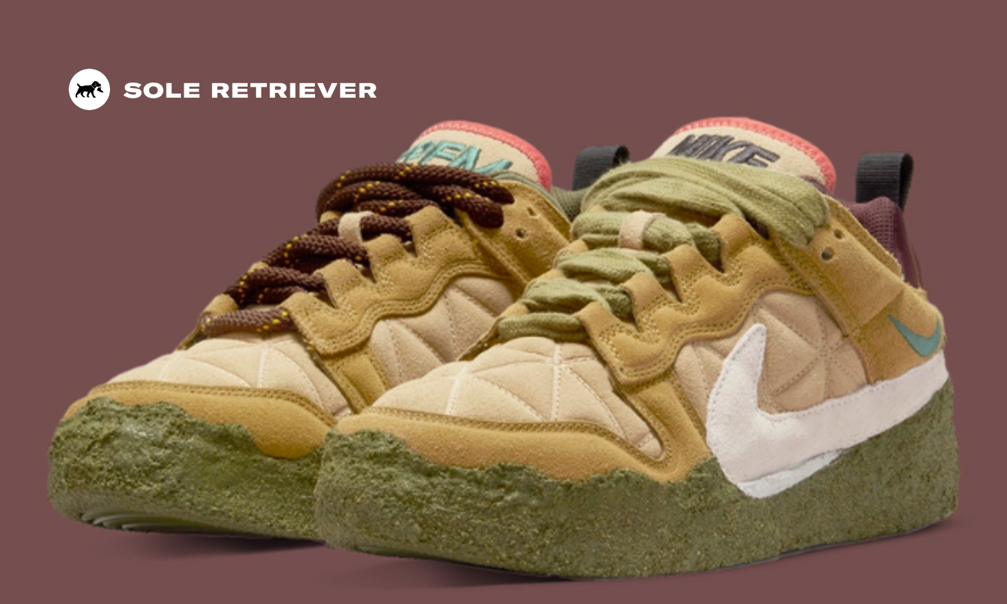 靴 Nike CPFM Flea 1 Desert Moss DM0430 700 Nike CPFM Flea 1 Cactus Plant Flea Market Desert