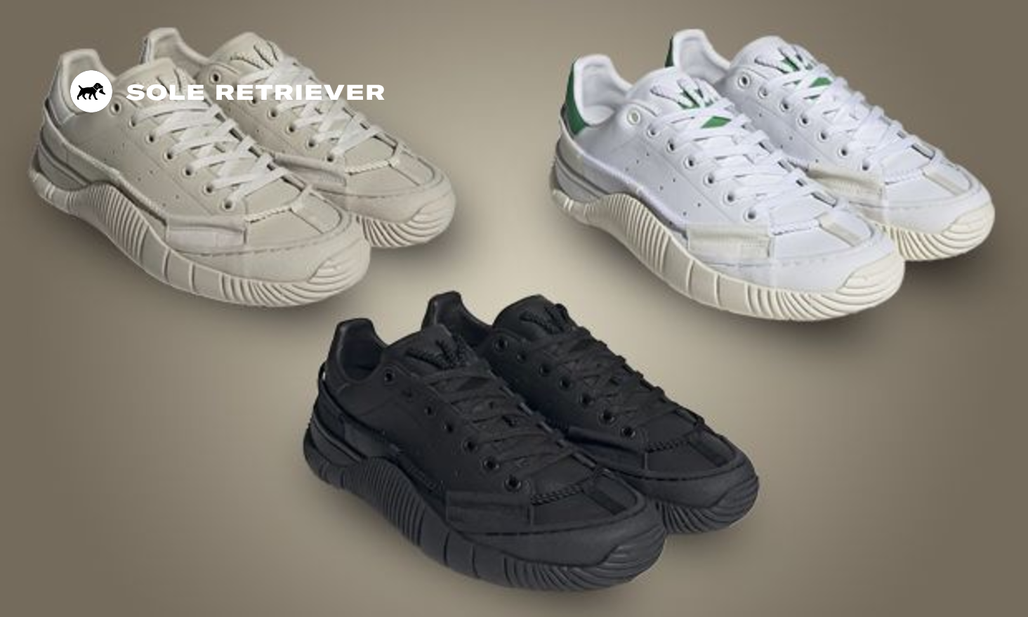 スニーカー adidas Scuba Stan Craig Green Sneakers in White Leather NEW adidas x Craig Green - Scuba Stan CG - Men's Sneakers
