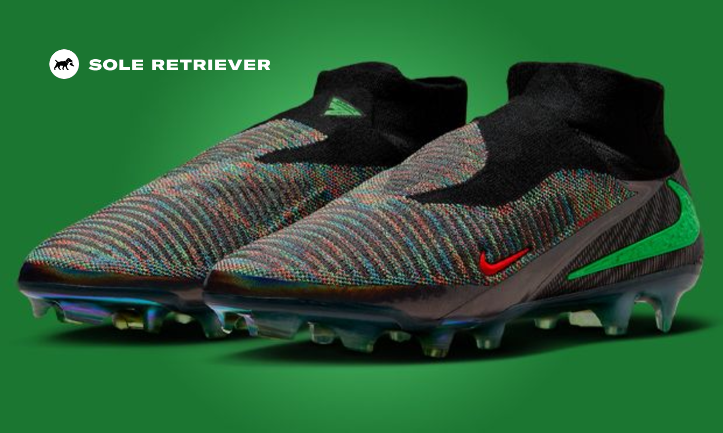 【新品未使用】NIKE PHANTOM6 HIGH ELITE FG ナイキ Nike Phantom 6 High Elite FG Chrome Black Men's - IH3735-001