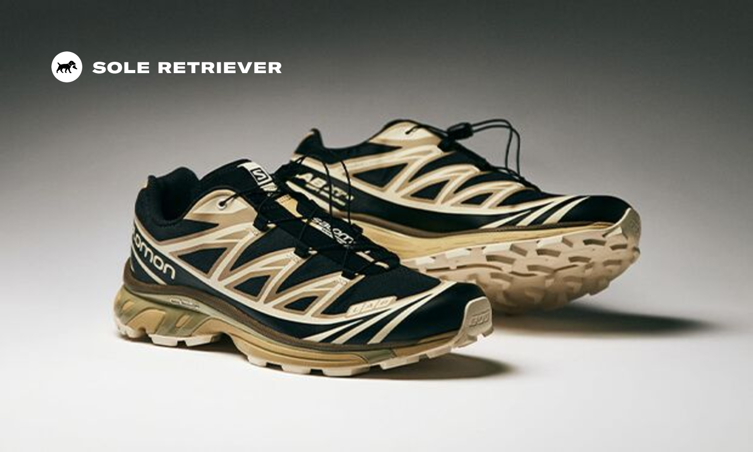 END. × Salomon XT-6 \"Dark Truffle\" END. x Salomon XT-6 'Dark Truffle' (Black, Kelp & Moss