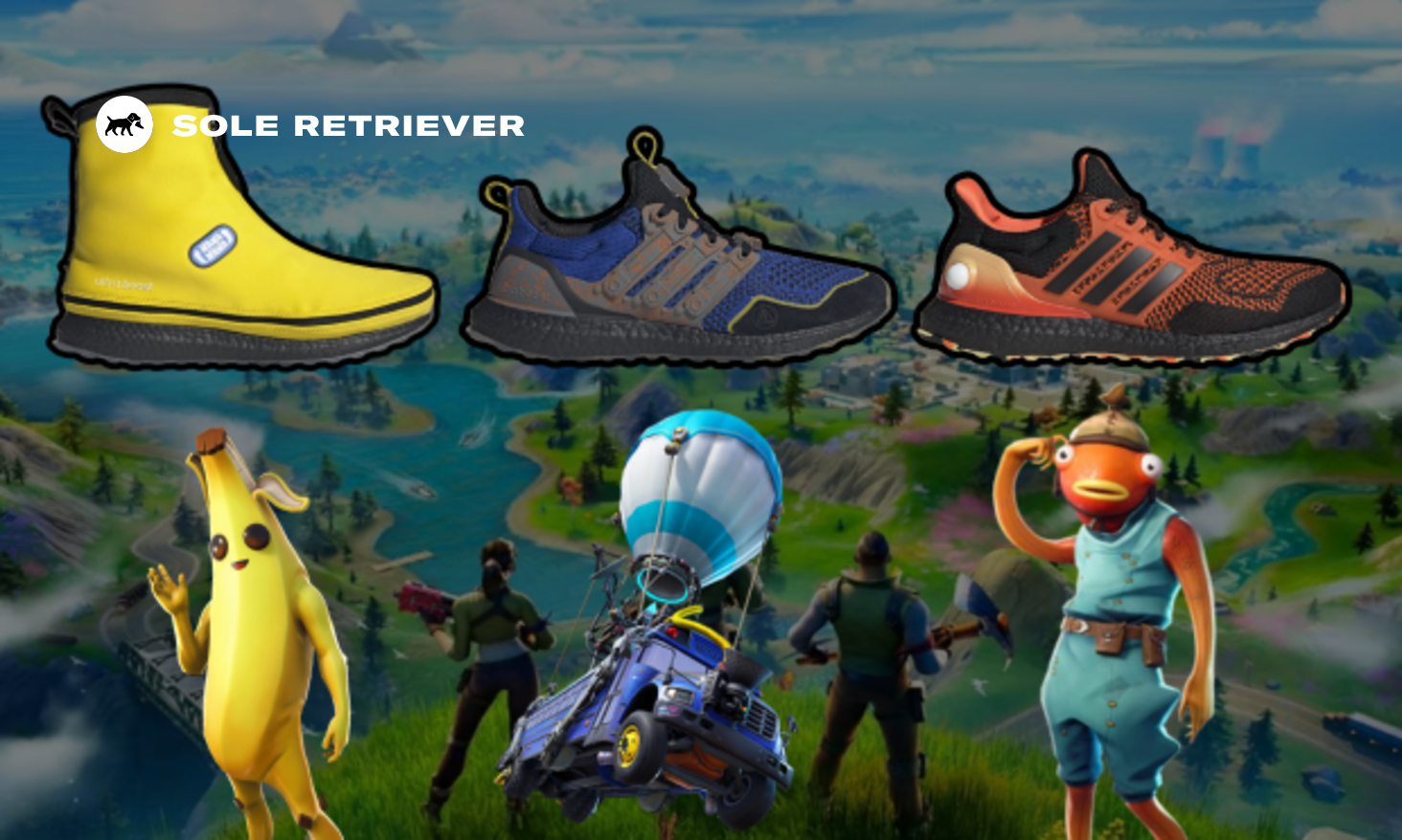 The Fortnite x adidas Ultraboost Is Availiable Right Now