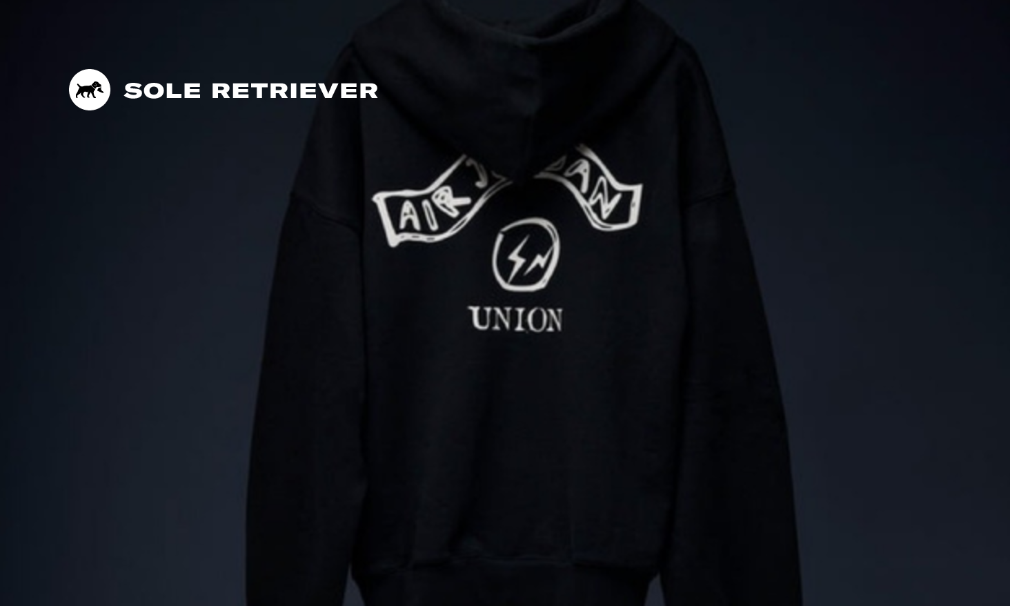 トップス Nike Jordan x FRAGMENT UNION Zip hoodie Jordan x Union x Fragment Zip Up Hoodie 