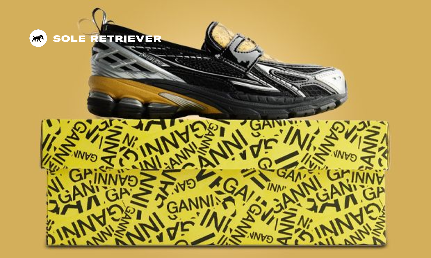 Ganni's Snakeskin New Balance 1906L Loafer Drops This Week