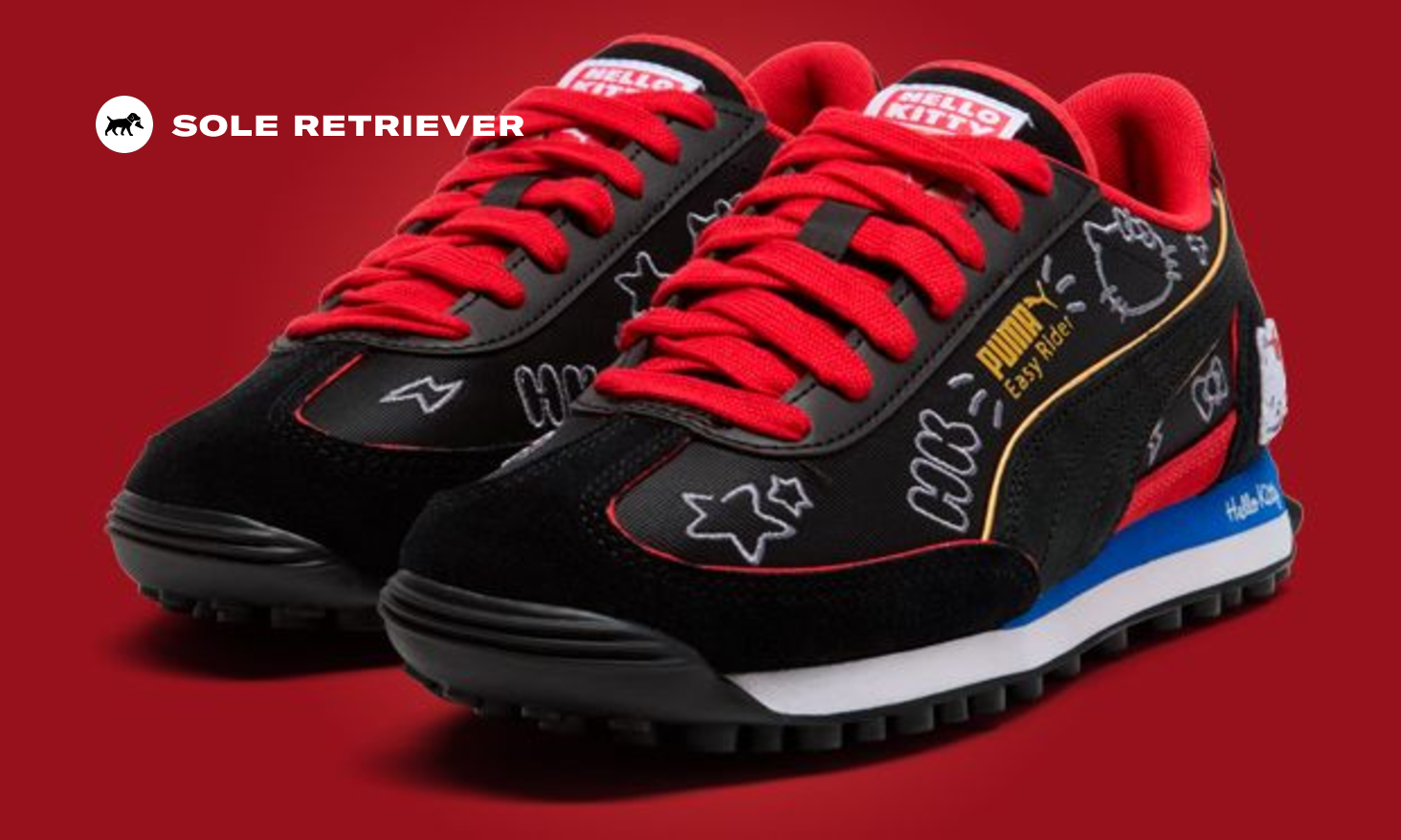 The Hello Kitty x Puma Easy Rider Black is Available Now