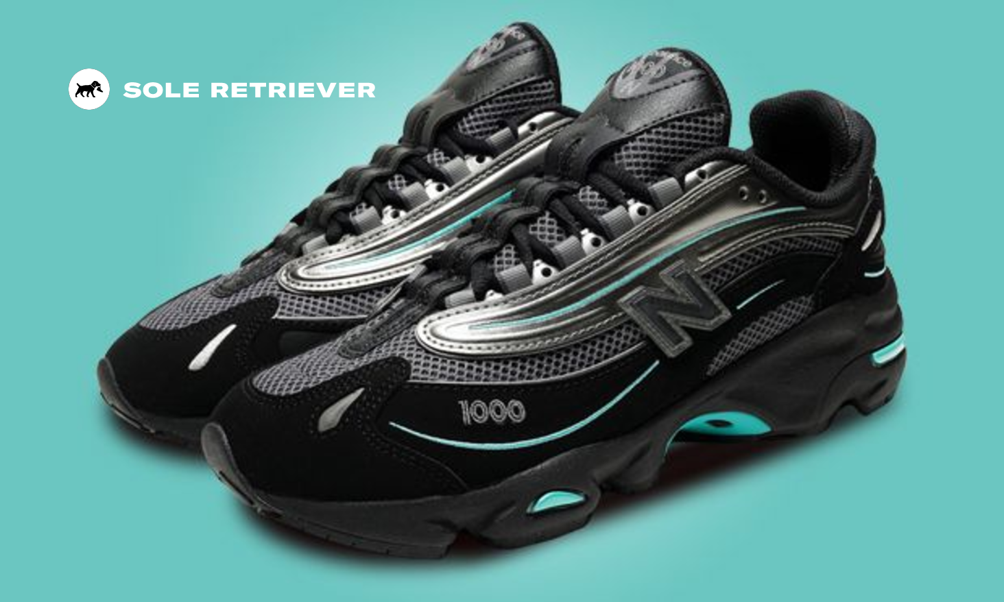 海外限定 New Balance x JD Sports Exclusive 1000 Black Teal New Balance 1000 JD Sports 