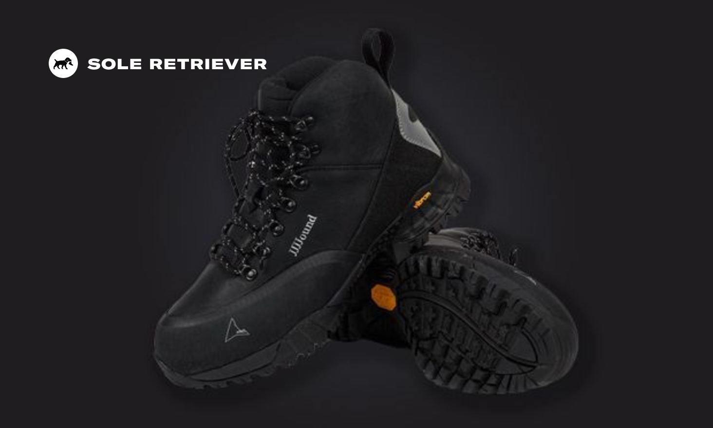 【新品】JJJJound x ROA Andreasブーツhiking ROA The Andreas JJJJound Black Reflective Men's - J247157 - US