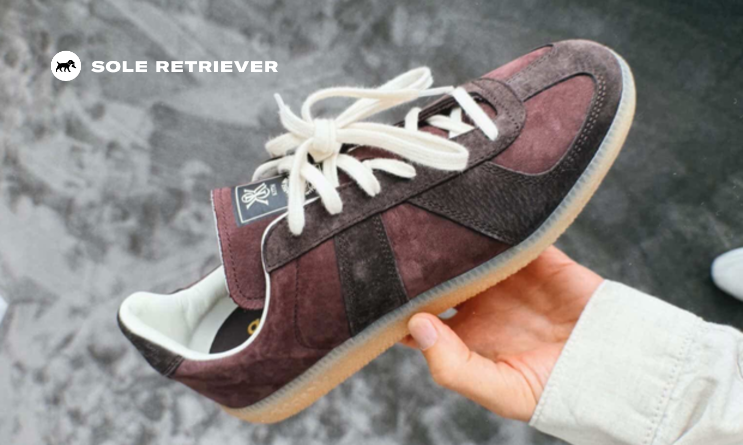 adidas gazelle silver green womens German Army Trainer (GAT) Leather Sneakers Excellent / 255 (US 7) main image 1