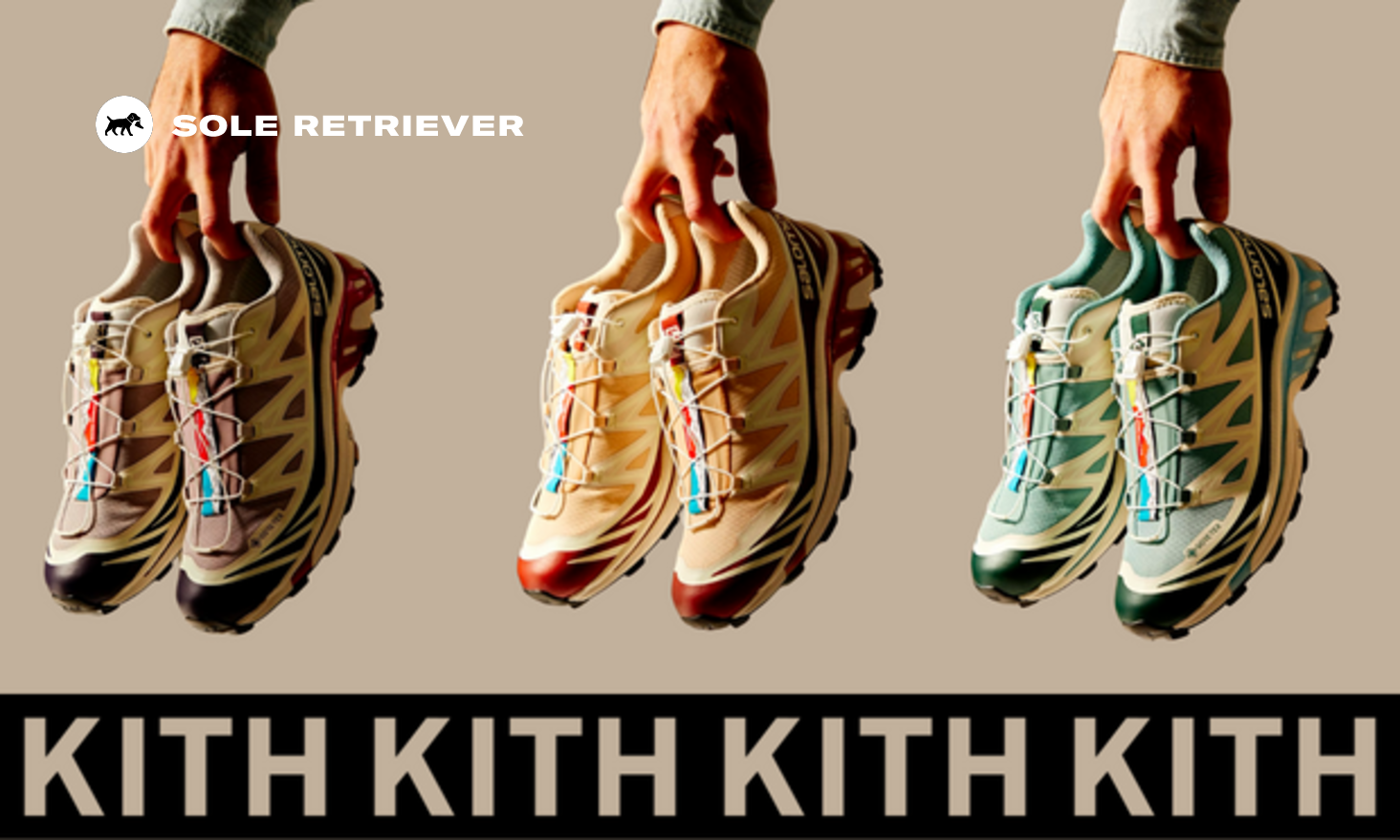 KITH × Salomon XT-6 GORE-TEX ブラウン Brown
