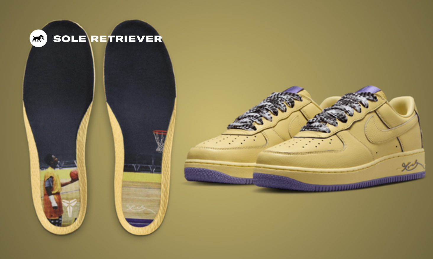 ★NIKE x KOBE BRYANT★コラボ★AIR FORCE 1 LOW PROTRO★追跡可 Nike x Kobe Bryant Air Force 1 Low Protro - Soft Yellow