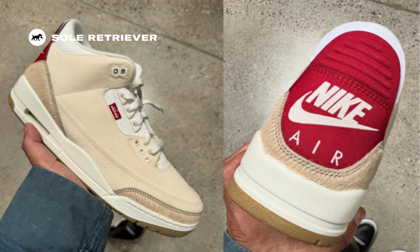 Levi's × Nike Air Jordan 3 美品 28センチ 一度着用 Levi's x Air Jordan 3 Retro All-Star for Sale | Authenticity