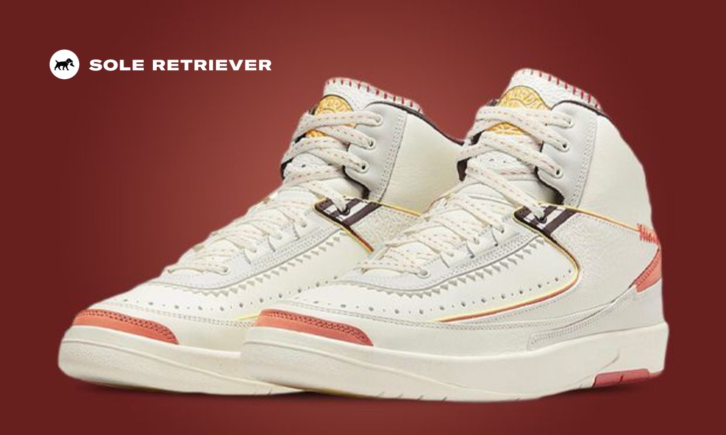 スニーカー Maison Chateau Rouge Nike Jordan 2 United Youth National Buy Maison Château Rouge x Air Jordan 2 'United Youth