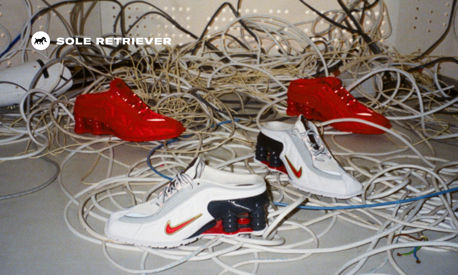 The First Images from a New Martine Rose x Nike Shox R4 Mule