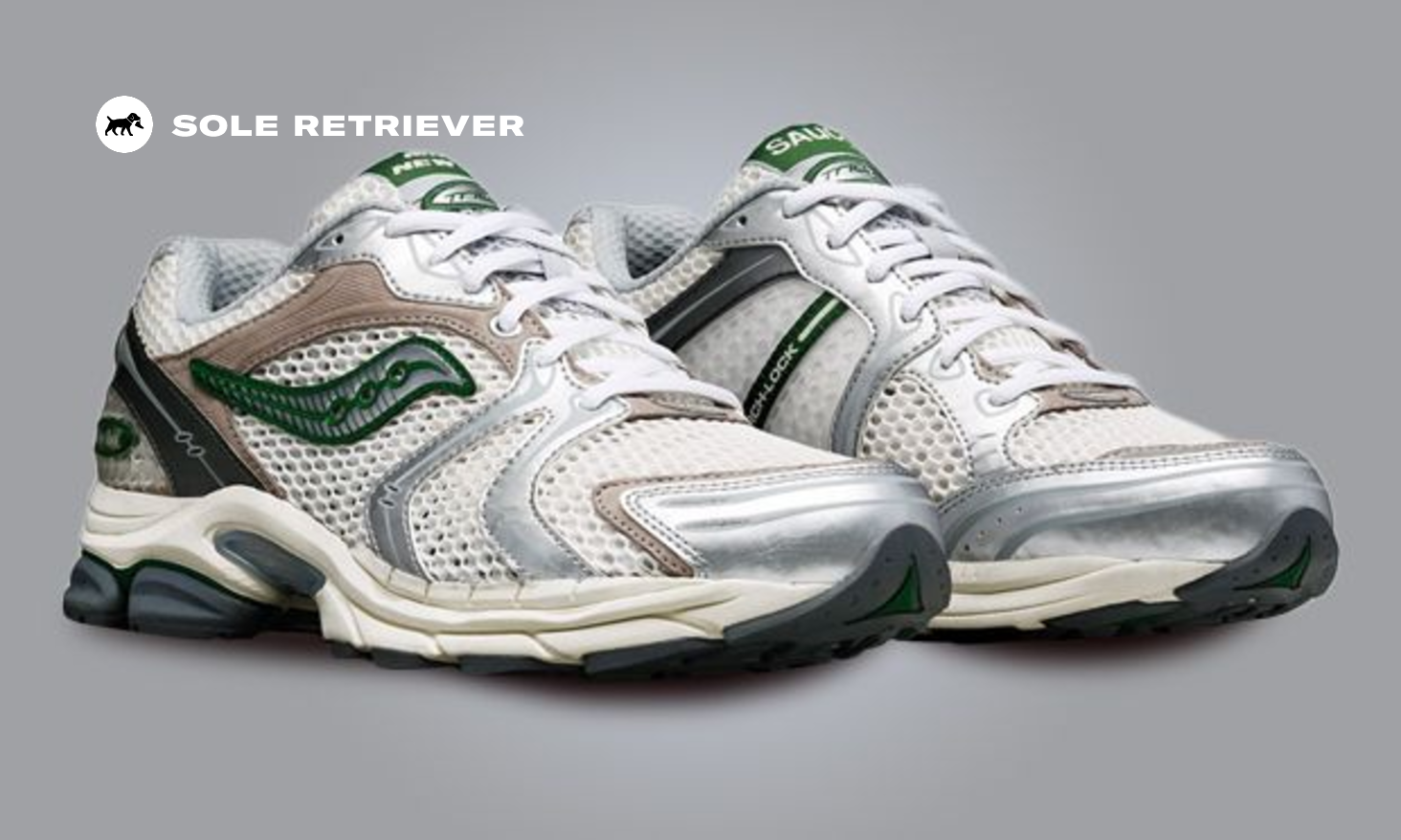 Saucony x Minted NY ☆ Progrid Triumph 4 ‘Cream × Green’ Size 8.5 - Saucony Minted New York x ProGrid Triumph 4 Cream