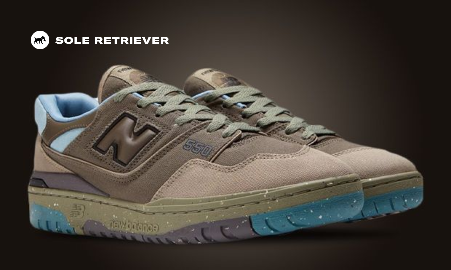 スニーカー NEW BALANCE Multicolor Leather 550 Sneakers New Balance Return to Y2K With Multi-Color Patent Leather